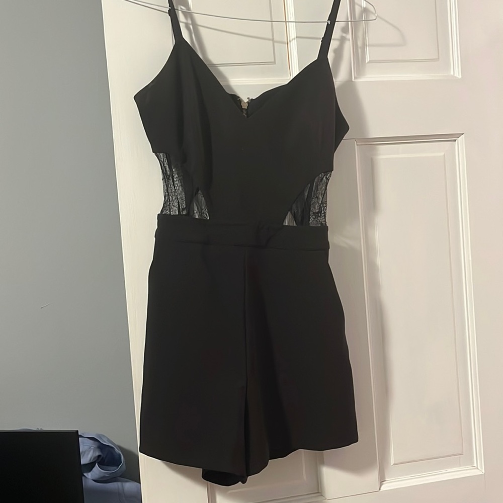Dressy lace Bebe romper